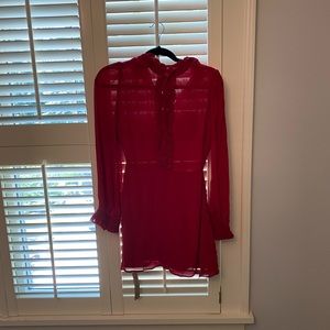 Reformation Mathilda Red Dress